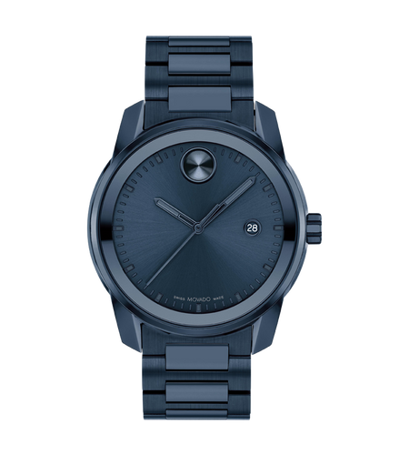 Emory Movado BOLD Verso - Blue Ion with Date Window