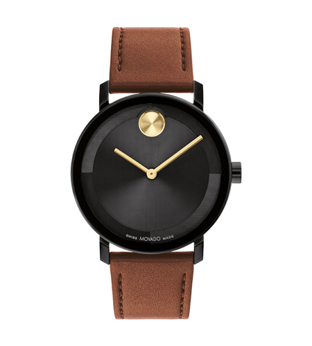 Movado BOLD Evolution 2.0 - Cognac Band and Black Dial