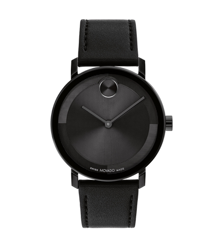 Movado BOLD Evolution 2.0 - Black Dial and Leather Strap