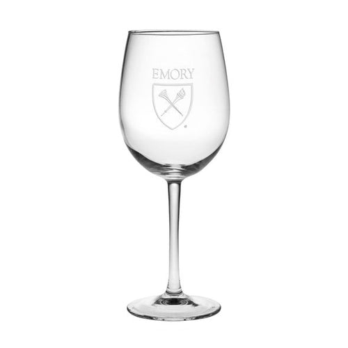 Emory University Red Wine Glasses - Set of 2