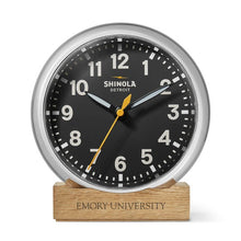 Load image into Gallery viewer, Shinola Desk Clock, The Runwell with Black Dial