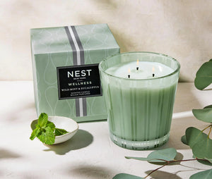 Nest Wild Mint & Eucalyptus 3-Wick Candle