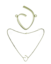 Load image into Gallery viewer, Stuart Country Day School Open Heart Pendant