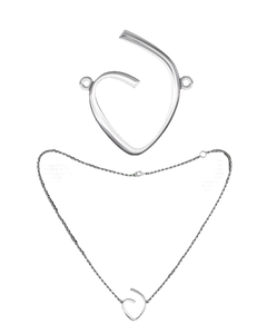 Stuart Country Day School Open Heart Pendant