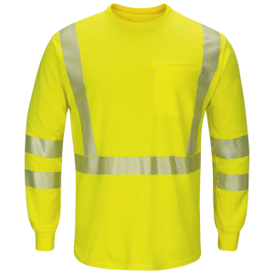 Men's Lightweight FR Hi-Visibility Long Sleeve T-Shirt