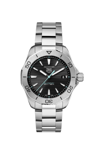 TAG Heuer Steel Solargraph Aquaracer with Black Dial