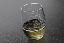 Load image into Gallery viewer, Atlanta Map Stemless Wine Glass