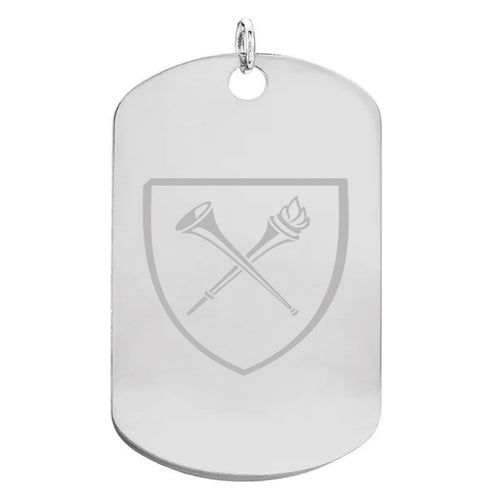 Emory University Sterling Silver Dog Tag