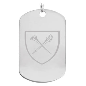 Emory University Sterling Silver Dog Tag