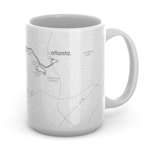 Atlanta Map Coffee Mug