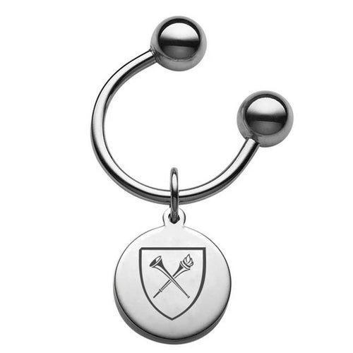 Emory University Sterling Silver Key Ring