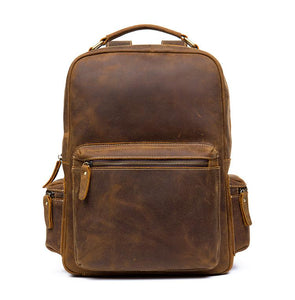 Langley Vintage Leather Backpack