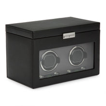 Load image into Gallery viewer, Wolf Designs Viceroy Double Watch Winder with Storage