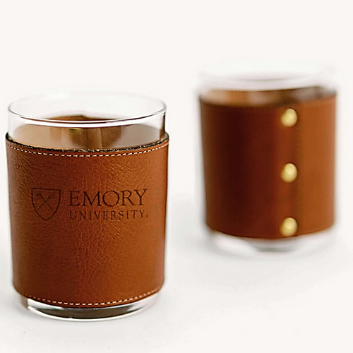 Emory University Handmade Rocks Glasses (set of 2)