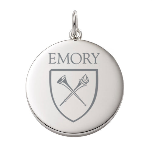 Emory University Sterling Silver Charm Necklace