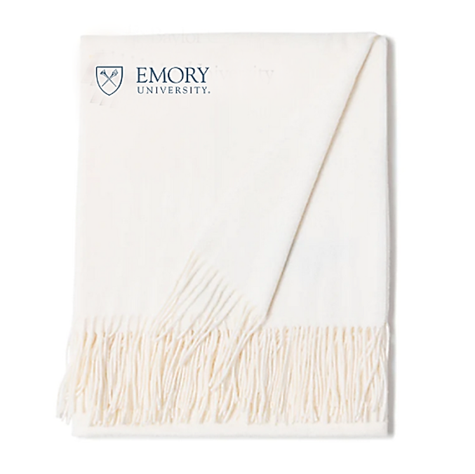 Emory University 100% Cashmere Throw