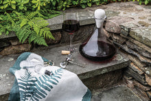 Load image into Gallery viewer, Simon Pearce Vintage Wine Decanter with Marble Stopper