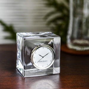 Simon Pearce Woodbury Glass Clock