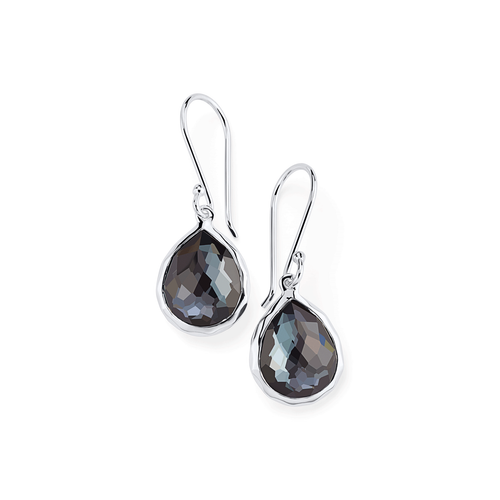 Ippolita Sterling Silver and Hematite Earrings